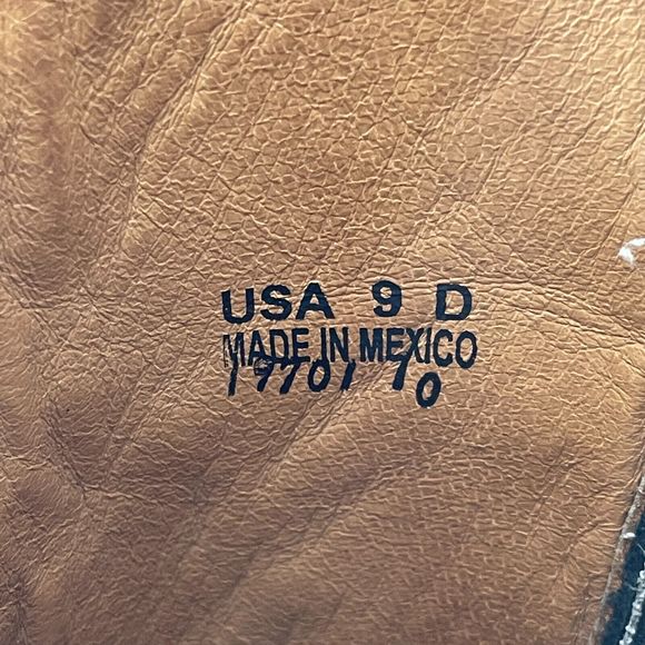 Cody James Boots Mens 9 D Black Leather Cowboy Western Almound Toe Pull On - Picture 9 of 10